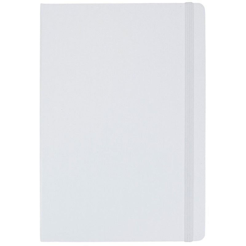 JAM Paper Pocket Notebook, 5.875" x 8.5", Narrow Ruled, 100 Sheets, White (340526604)