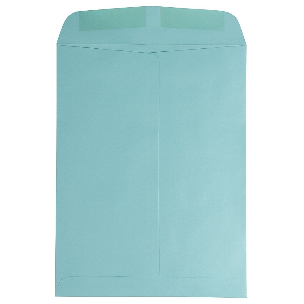 JAM Paper 9 x 12 Open End Catalog Envelopes, Aqua Blue, 25/Pack (31287530)