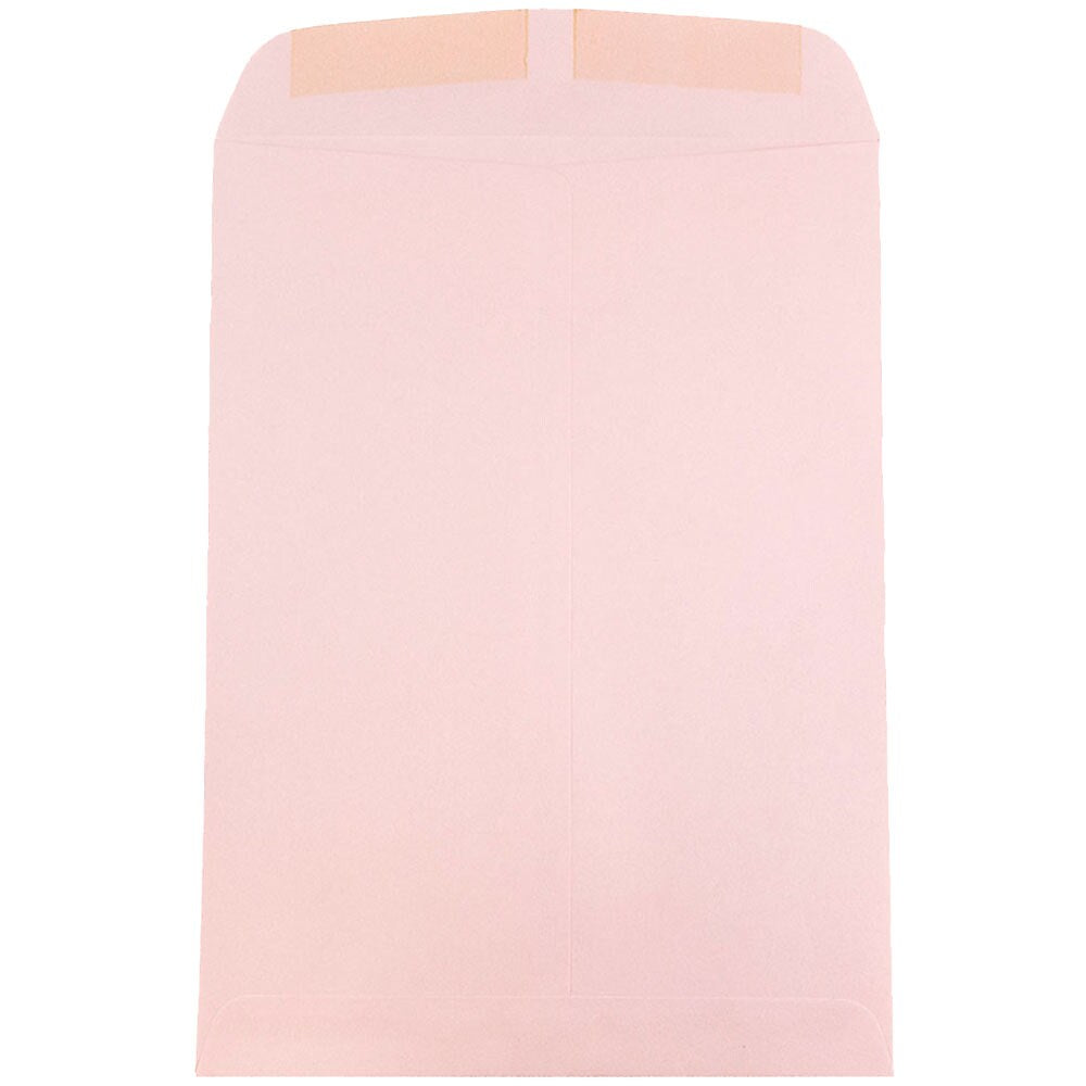JAM Paper 6" x 9" Open End Catalog Envelopes, Baby Pink, 10/Pack (51285797B)