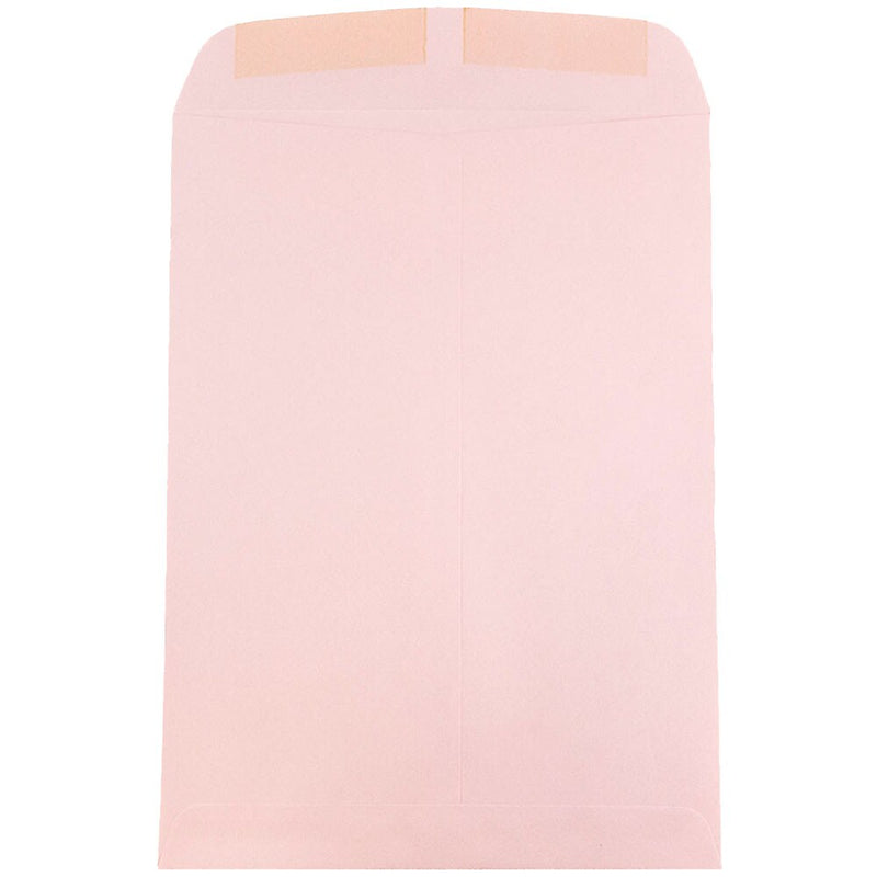 JAM Paper 6" x 9" Open End Catalog Envelopes, Baby Pink, 10/Pack (51285797B)