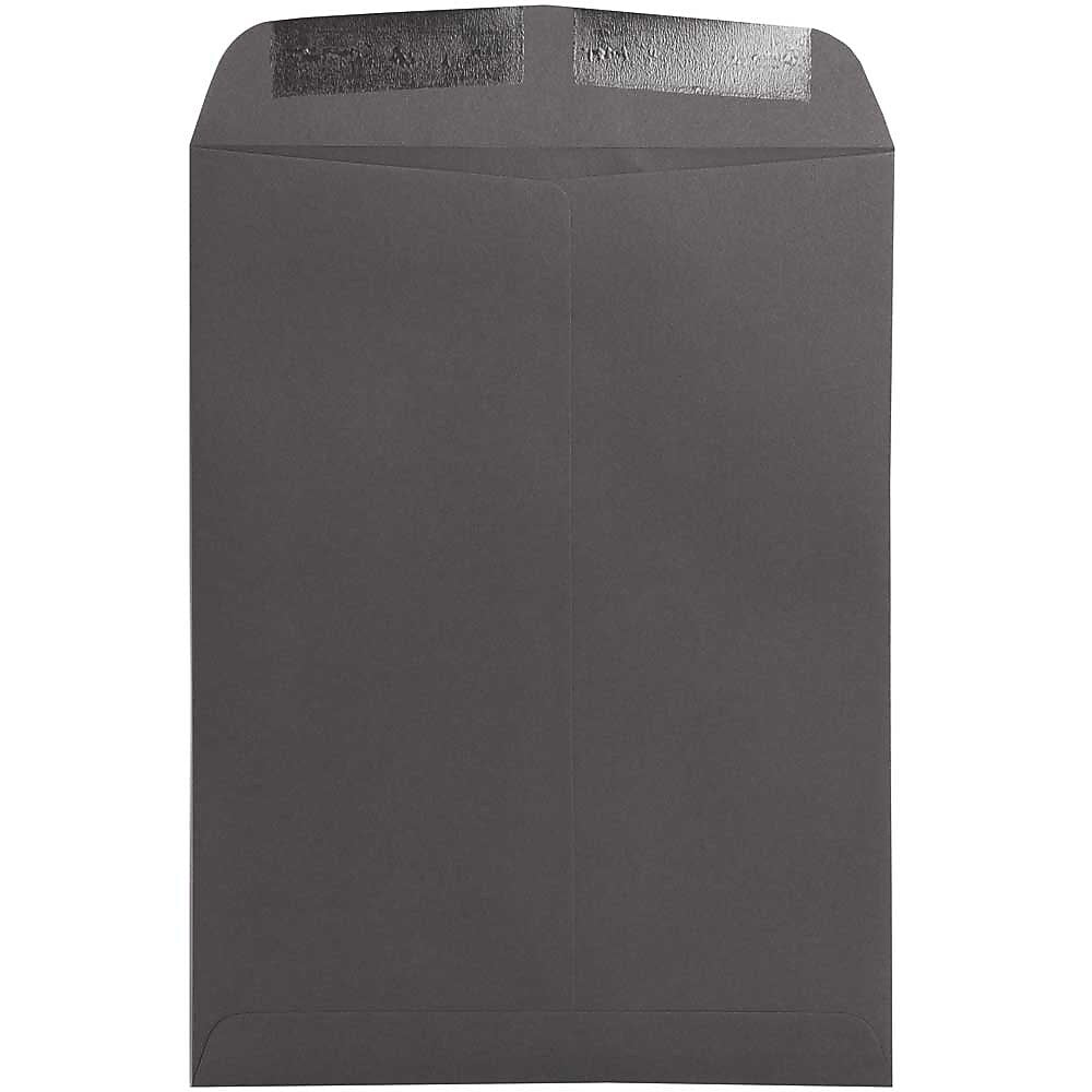 JAM Paper 9 x 12 Open End Catalog Envelopes, Dark Grey, 100/Pack (21285783)