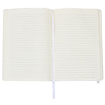 JAM Paper Pocket Notebook, 5.875" x 8.5", Narrow Ruled, 100 Sheets, White (340526604)