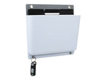 Advantus Fusion Single-Pocket Polypropolyne Hanging Wall File, White/Gray (37597)