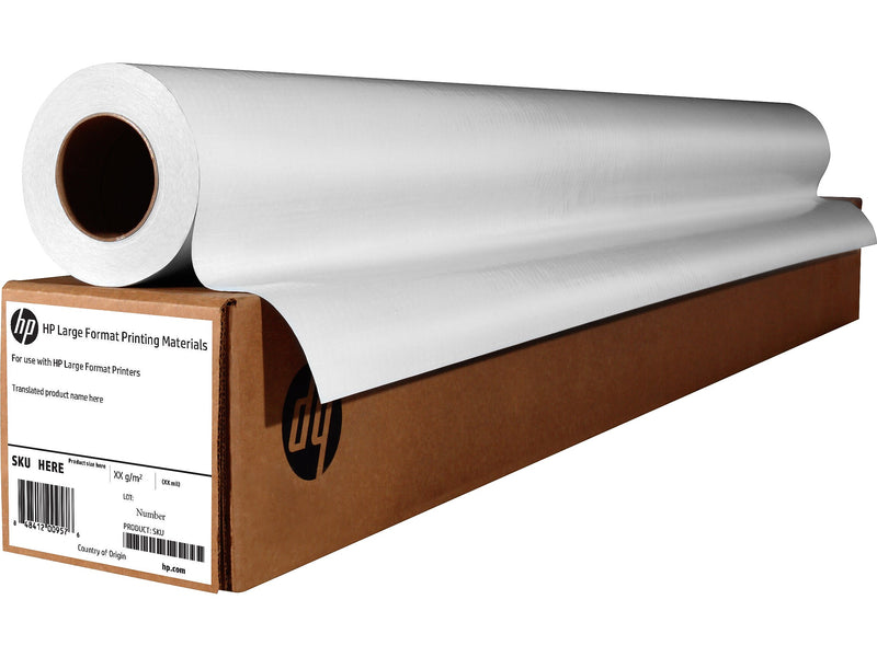 HP Durable Synthetic Banner Wide Format Bond Paper Roll, 36" x 75', Matte Finish, 2/Carton (C0F12A)