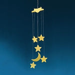 S&S Worldwide Glow-in the-Dark Moon & Stars Mobile Craft Kit, 12/Pack