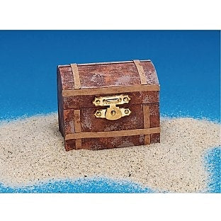 S&S Worldwide Treasure Chest Craft Kit, 12/Pack