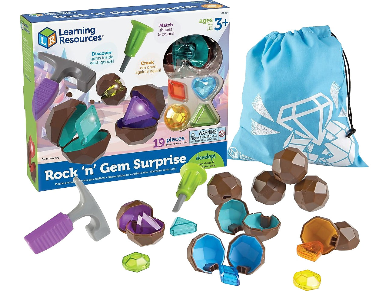 Learning Resources Rock 'n' Gem Surprise, Multicolor (LER2875)