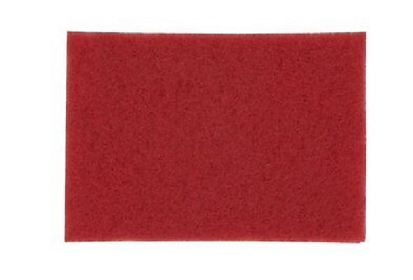 3M Buffing Floor Pad, Red, 10/Carton (5100)
