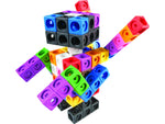 Learning Resources MathLink Cubes Big Builders, Assorted Colors, 200 Pieces/Set (LER 9291)