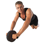 Gofit Black Deluxe Exercise Wheel, Black (GF-DEW)