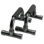Gofit Black Push-up Bars, Black, 2/Pair (GF-PUB)