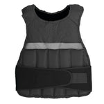 Gofit White Unisex Adjustable 10lb. Weighted Vest, Black (GF-WV10)