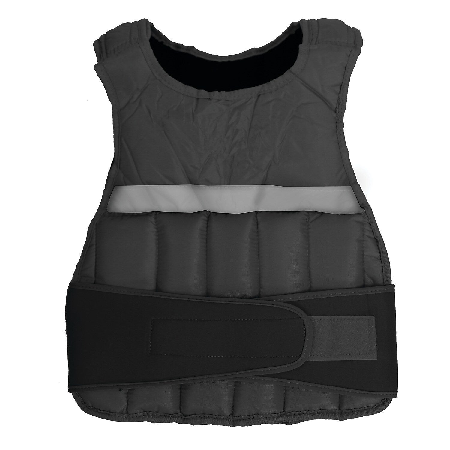 Gofit White Unisex Adjustable 10lb. Weighted Vest, Black (GF-WV10)