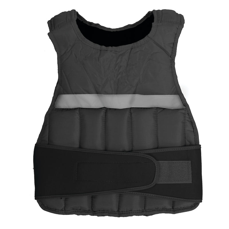 Gofit White Unisex Adjustable 10lb. Weighted Vest, Black (GF-WV10)