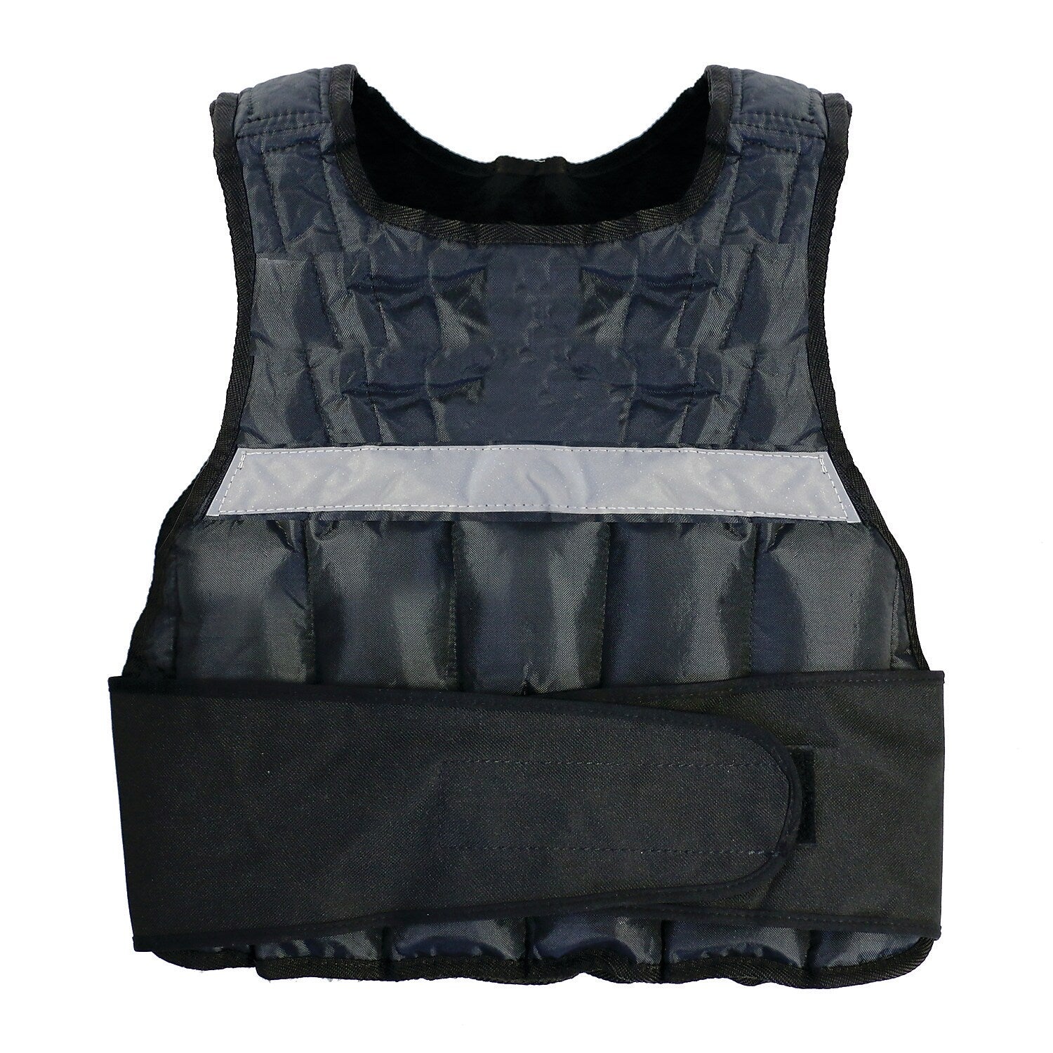 Gofit Black Unisex Adjustable 20lb. Weighted Vest, Black (GF-WV20)