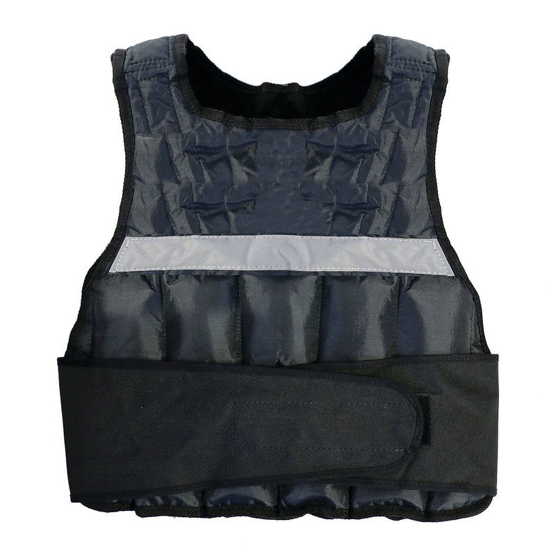 Gofit Black Unisex Adjustable 20lb. Weighted Vest, Black (GF-WV20)