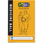 Gofit Medicine Ball, Black/Green (GF-MB4)