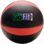 Gofit Medicine Ball, Black/Red (GF-MB8)