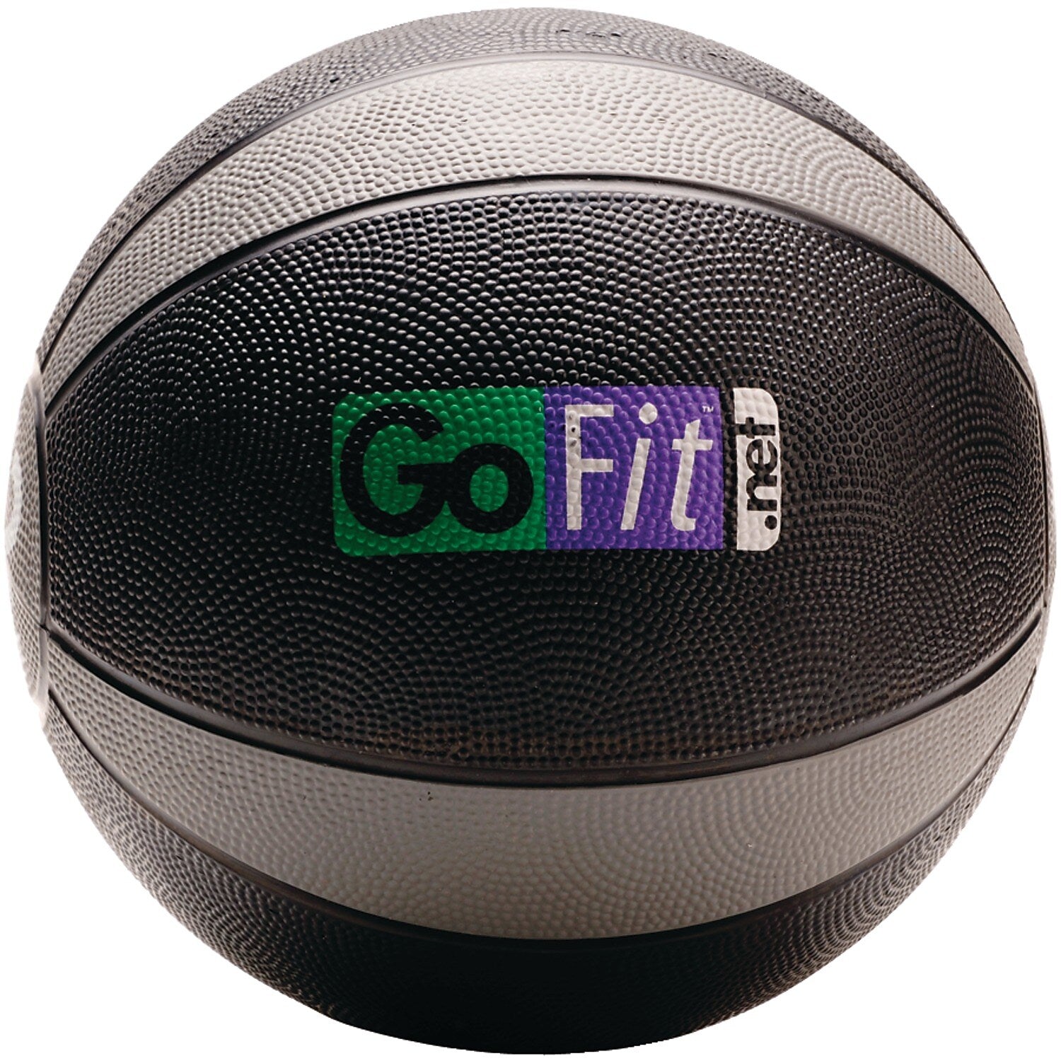 Gofit Medicine Ball, Black/Gray (GF-MB12)