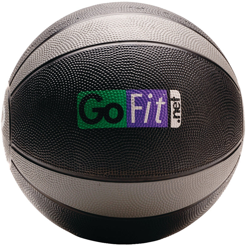 Gofit Medicine Ball, Black/Gray (GF-MB12)