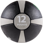 Gofit Medicine Ball, Black/Gray (GF-MB12)