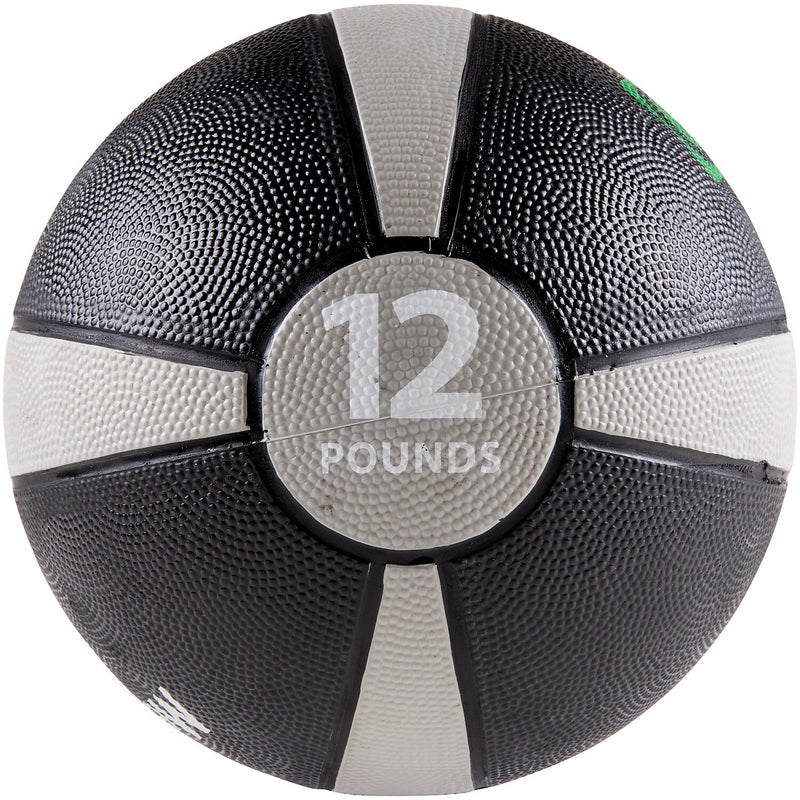 Gofit Medicine Ball, Black/Gray (GF-MB12)