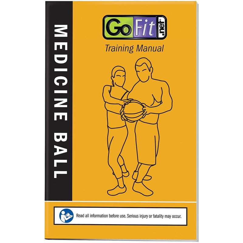 Gofit Medicine Ball, Black/Gray (GF-MB12)