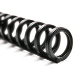 GBC 1/2" Plastic Binding Spine Comb, 85 Sheet Capacity, Black, 25/Pack (2515660)