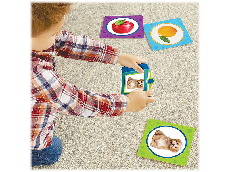 Learning Resources See & Snap Picture Hunt, Assorted Colors, 46 Pieces/Set (LER3062)