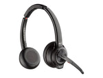 Poly Savi S8220 Spare Wireless Noise Canceling Stereo Headset, Over-the-Head, Black (85T31AA#ABA)