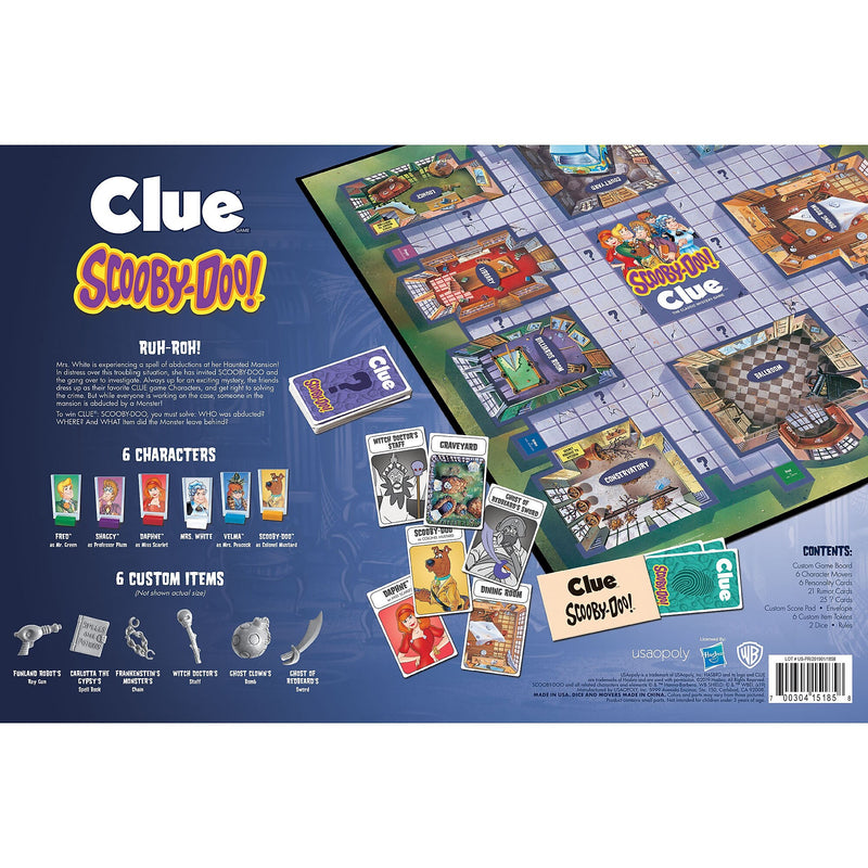 USAopoly CLUE®: Scooby-Doo Board Game, Ages 8+ (USACL010001)