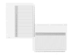 Avery Ready Index Table of Contents Paper Dividers, 1-31 Tabs, White, 6 Sets/Pack (11827)