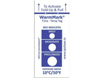 WarmMark Short-Run 10°C/50°F Chemical Temperature Indicator, 100/Pack (WM 10/50)
