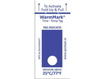 WarmMark Short-Run 25°C/77°F Chemical Temperature Indicator, 100/Pack (WM 25/77)