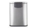 Nine Stars Stainless Steel Step Trash Can, 13.21 gal., Silver (SOT-50-3)