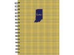 TF Publishing Indiana Soft Journal, 7" x 9", Golden Plaid (99-INDY2)