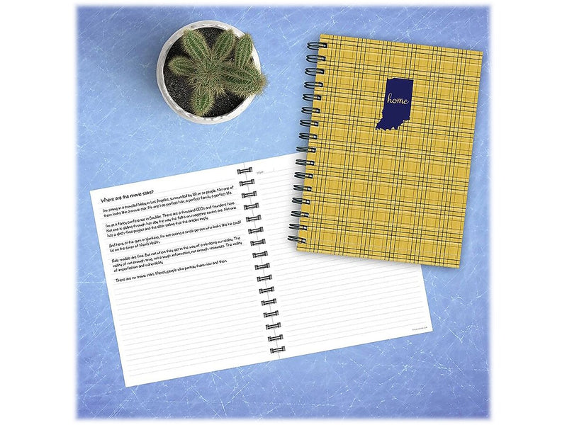 TF Publishing Indiana Soft Journal, 7" x 9", Golden Plaid (99-INDY2)