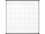 U Brands PINIT Steel Dry-Erase Whiteboard, Aluminum Frame, 3' x 3' (2902U00-01)