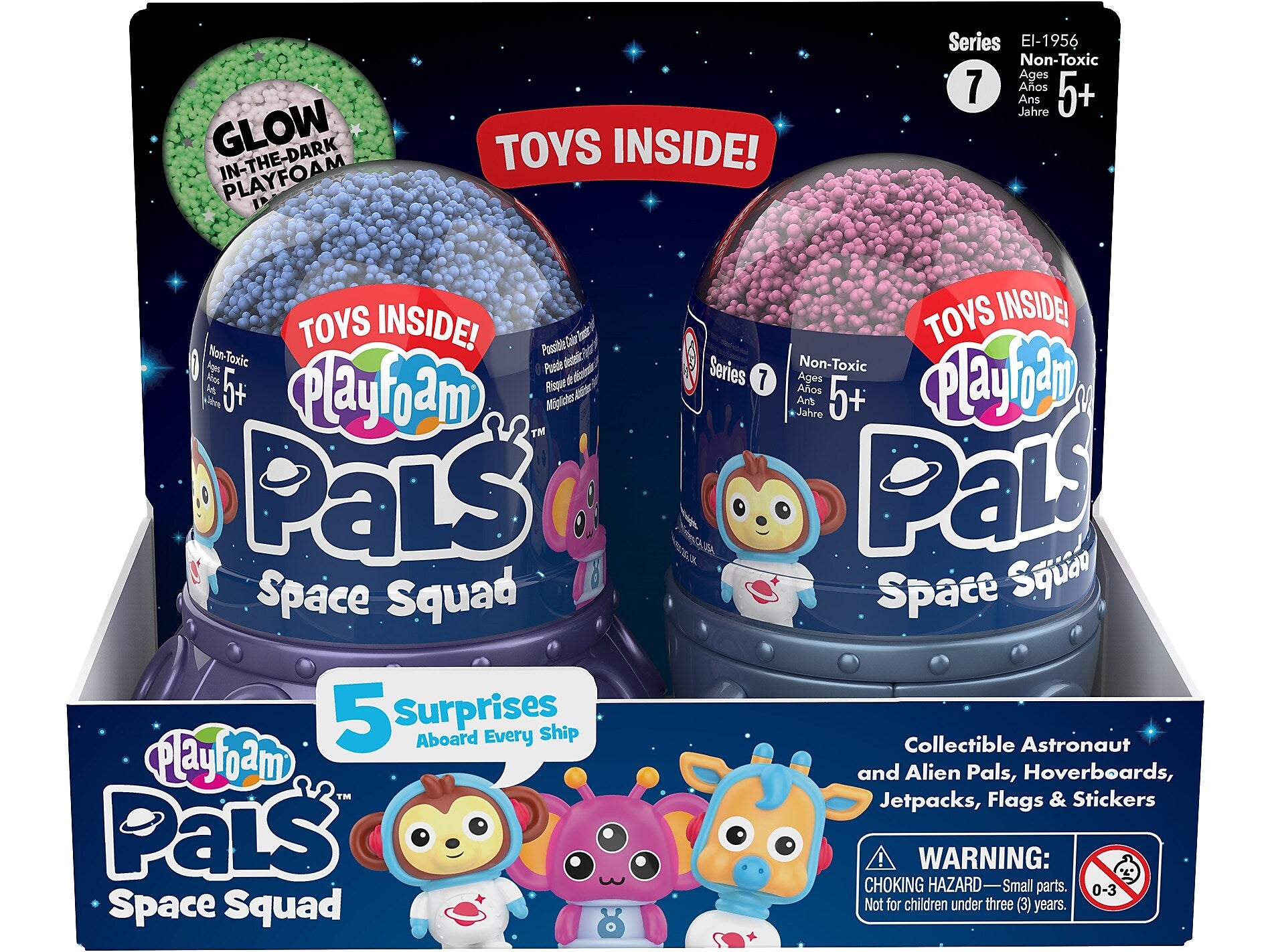 Playfoam Pals Space Squad, Assorted Colors, 2/Pack (1956)