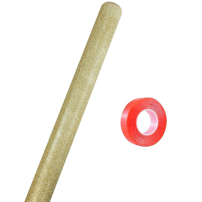 JAM Paper Wrapping Paper Set, 25 Sq. ft. x 30", Gold (354532651)
