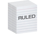 Oxford Mini Ruled 2.5" x 3" Index Cards, White, 200 Per Pack (OXF 10009)