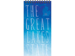 TF Publishing Michigan Daily Agenda 4" x 8.5" Planner, Aquamarine (99-MICHDA)