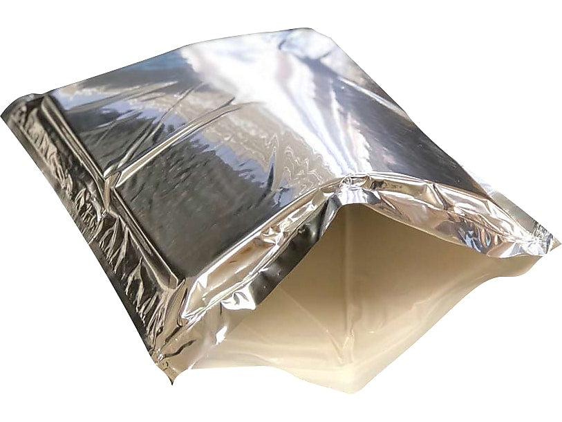 12" x 16" Zip Closure Padded Mailer, Metallic Silver, 25/Case (KP121625XL)