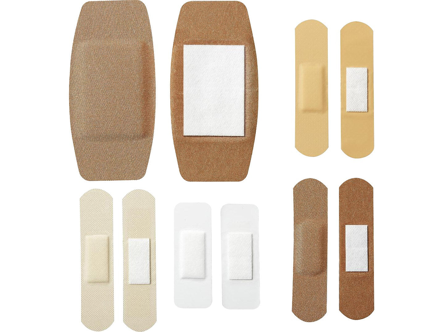 Curad Variety Pack Assorted Adhesive Bandages, 200/Pack (CUR0800RB)