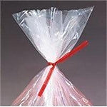7" x 3/16" White Plastic Twist Ties (1000/bag)
