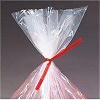 7" x 3/16" White Plastic Twist Ties (1000/bag)