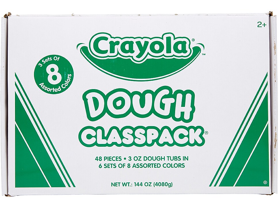 Crayola Molding Dough, Assorted Colors, 48/Box, 2 Boxes/Set (57-0174-CS)