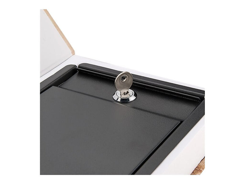 BARSKA Paris and London Dual Steel Book Safe with Key Lock, 0.07 cu. ft. (CB12470)