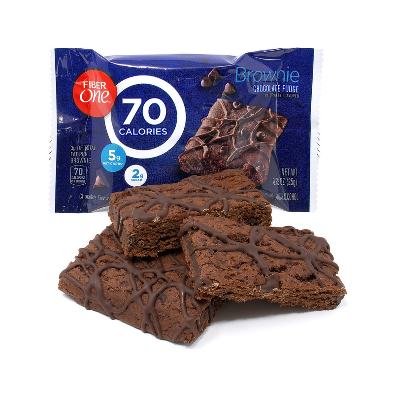 Fiber One Chocolate Fudge Brownie Bar, 0.88 oz., 40 Bars/Box (220-00454)