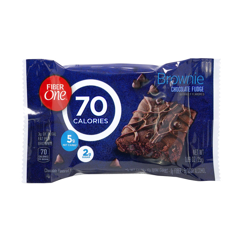 Fiber One Chocolate Fudge Brownie Bar, 0.88 oz., 40 Bars/Box (220-00454)